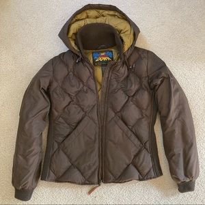 Eddie Bauer 550 Down Jacket Skyliner Model Brown